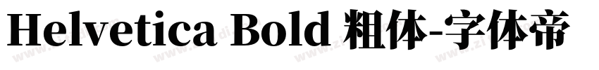 Helvetica Bold 粗体字体转换